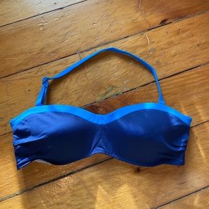Blue lands end bikini top